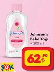 JOHNSON'S BEBE YAĞI 200 ML JOHNSON'S BEBE YAĞI 200 ML